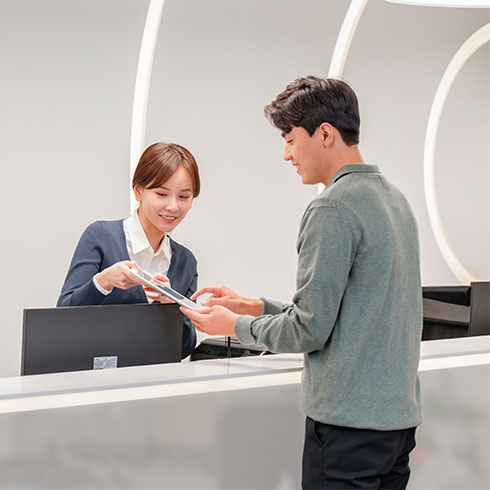 방문객 안내 및 도우미